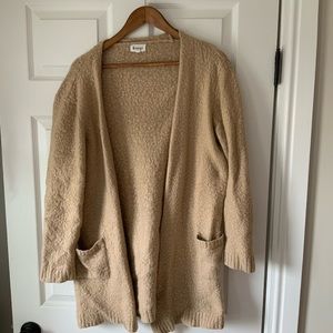 &Merci Fuzzy open cardigan